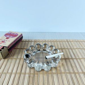 Unique Mid Century Mod styled glass ashtray|Vintage ashtray|Ashtray|